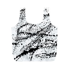 Ink Splatter Texture Full Print Recycle Bags (m)  by Mariart