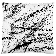 Ink Splatter Texture Standard Flano Cushion Case (two Sides) by Mariart