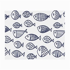 Love Fish Seaworld Swim Blue Sea Water Cartoons Small Glasses Cloth