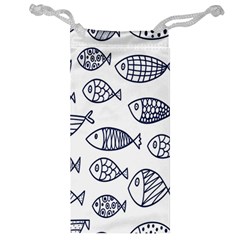 Love Fish Seaworld Swim Blue Sea Water Cartoons Jewelry Bag