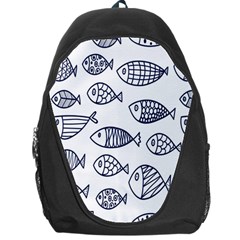 Love Fish Seaworld Swim Blue Sea Water Cartoons Backpack Bag