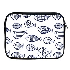 Love Fish Seaworld Swim Blue Sea Water Cartoons Apple Ipad 2/3/4 Zipper Cases