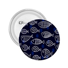 Love Fish Seaworld Swim Blue White Sea Water Cartoons 2 25  Buttons by Mariart