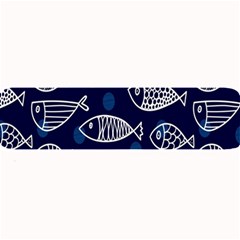 Love Fish Seaworld Swim Blue White Sea Water Cartoons Large Bar Mats by Mariart