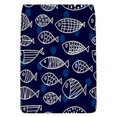 Love Fish Seaworld Swim Blue White Sea Water Cartoons Flap Covers (l) 