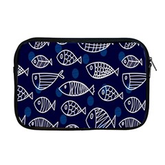 Love Fish Seaworld Swim Blue White Sea Water Cartoons Apple Macbook Pro 17  Zipper Case