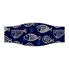 Love Fish Seaworld Swim Blue White Sea Water Cartoons Stretchable Headband