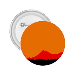 Mountains Natural Orange Red Black 2 25  Buttons