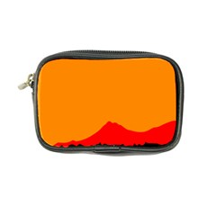 Mountains Natural Orange Red Black Coin Purse