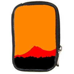 Mountains Natural Orange Red Black Compact Camera Cases