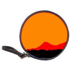 Mountains Natural Orange Red Black Classic 20-cd Wallets by Mariart