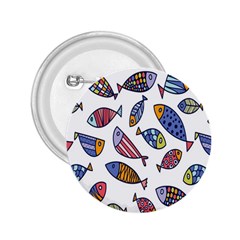 Love Fish Seaworld Swim Rainbow Cartoons 2 25  Buttons