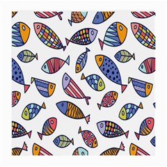 Love Fish Seaworld Swim Rainbow Cartoons Medium Glasses Cloth by Mariart