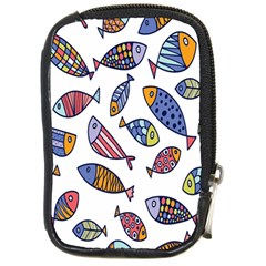 Love Fish Seaworld Swim Rainbow Cartoons Compact Camera Cases by Mariart