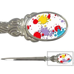 Paint Splash Rainbow Star Letter Openers