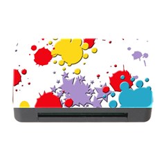 Paint Splash Rainbow Star Memory Card Reader With Cf