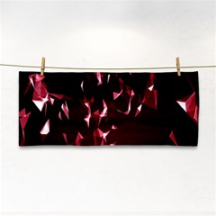 Lying Red Triangle Particles Dark Motion Cosmetic Storage Cases