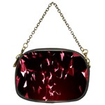 Lying Red Triangle Particles Dark Motion Chain Purses (Two Sides)  Front