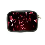 Lying Red Triangle Particles Dark Motion Coin Purse Back