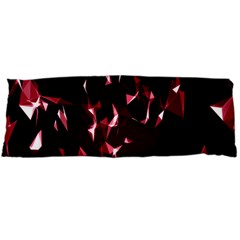 Lying Red Triangle Particles Dark Motion Body Pillow Case (dakimakura)