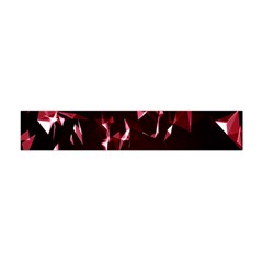 Lying Red Triangle Particles Dark Motion Flano Scarf (mini) by Mariart