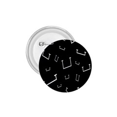 Pit White Black Sign Pattern 1 75  Buttons