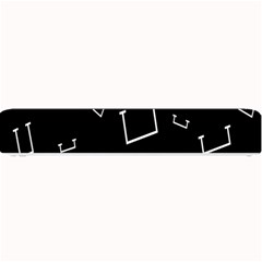 Pit White Black Sign Pattern Small Bar Mats by Mariart