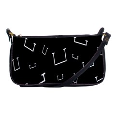 Pit White Black Sign Pattern Shoulder Clutch Bags