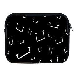 Pit White Black Sign Pattern Apple Ipad 2/3/4 Zipper Cases