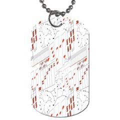 Musical Scales Note Dog Tag (two Sides) by Mariart