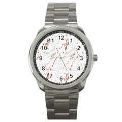 Musical Scales Note Sport Metal Watch