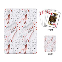 Musical Scales Note Playing Card by Mariart