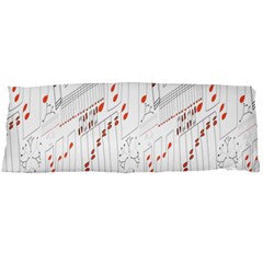 Musical Scales Note Body Pillow Case (dakimakura) by Mariart