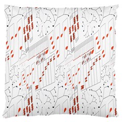 Musical Scales Note Large Cushion Case (one Side)