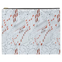 Musical Scales Note Cosmetic Bag (xxxl)  by Mariart