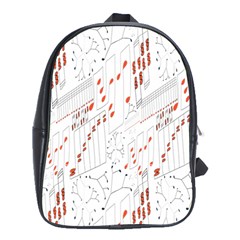 Musical Scales Note School Bag (xl)