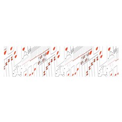 Musical Scales Note Satin Scarf (oblong)