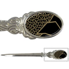 Polka Spot Grey Black Letter Openers