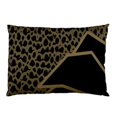 Polka Spot Grey Black Pillow Case by Mariart