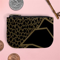 Polka Spot Grey Black Mini Coin Purses by Mariart