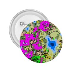 Painting Map Pink Green Blue Street 2 25  Buttons by Mariart