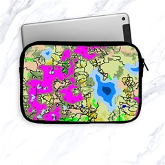 Painting Map Pink Green Blue Street Apple Ipad Mini Zipper Cases by Mariart