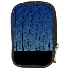 Forest Tree Night Blue Black Man Compact Camera Cases