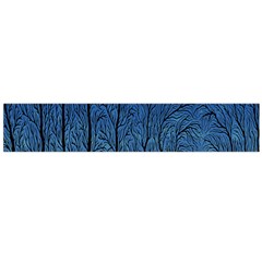 Forest Tree Night Blue Black Man Large Flano Scarf 