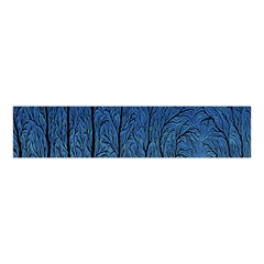 Forest Tree Night Blue Black Man Velvet Scrunchie by Mariart