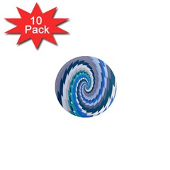 Psycho Hole Chevron Wave Seamless 1  Mini Magnet (10 Pack)  by Mariart