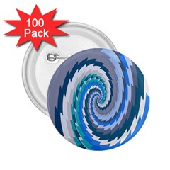 Psycho Hole Chevron Wave Seamless 2 25  Buttons (100 Pack) 