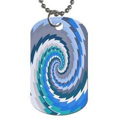 Psycho Hole Chevron Wave Seamless Dog Tag (one Side) by Mariart