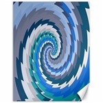 Psycho Hole Chevron Wave Seamless Canvas 18  x 24   17.8 x23.08  Canvas - 1