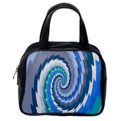 Psycho Hole Chevron Wave Seamless Classic Handbags (one Side)